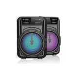 MOONSHOP Işıklı Kablosuz Hoparlör Bluetooth Speaker Ses Bombası Mini Led Işıklı Fmradyo/sdkart/usb