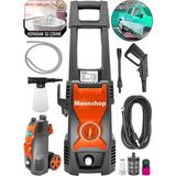 Moonshop Japan 180BAR Serisi Musluk ve Kovadan Çekme Yüksek Basınçlı Bahçe Oto Yıkama Makinesi 8 Metre Hortum