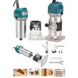 MOONSHOP Japan Pro Seri 4500 Watt 6 Kademe Devir Ayarli Formika Traşlama Freze Makinası Pens 6 mm