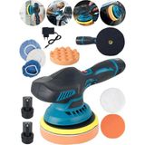 Moonshop Japan Taknoloj 88 V Li-Ion Cift Akulu 6 Kademe Devir Ayarli Pasta Cila Polisaj Zimpara Makinesi
