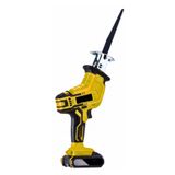 moonshop Kablosuz Elektrikli Testere, Sarı, 22V, Kömürsüz Motor, Et Kemik Ahşap Metal Kesim, Şarjlı, 30x15x15 cm