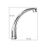 Moonshop Kugu Mix Lavabo Batarya Borusu (Yedek Boru Standart)-Bs