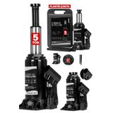 Moonshop Pro Black Seri Çelik Şaseli Çift Dişli Özel Çantalı 5 Ton Hidrolik Araba Karavan Oto Kriko..