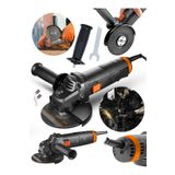 Moonshop Pro Metal Şanzuman Bakır Sargılı Avuç Içi Taşlama Demir Metal Kesme Makinesi Sprel 125 Mm..