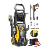 MOONSHOP Pro Seri 150Bar Musluk Ve Kovadan Çekme Yüksek Basınçlı Oto Yıkama Makinesi 8 Metre Hortum
