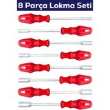 Moonshop Pro Seri 6-8-9-10-11-12-13-14 8 Parca Lokma Takimi Lokma Tornavida Ev Ve Sanayi Kullnima Uygundur.