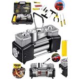 Moonshop Pro Seri Çelik Gövde Çift Pistonlu 12 V 150 Psi 85 Lt Araç Lastik Bot Şişirme İveco Modeli İçin