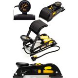 Moonshop Pro Seri Çift Piston Ayak Pompası Bisiklet, Top, Motorsiklet ,araba,karavan,minübüs Bot Şişirme. - Çok Renkli - 15
