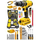 Moonshop Pro Seri Tork Darbeli Lion Akülü Vidalama Matkap 100 Parça Set Ve Çanta Hediyeli Ürün.