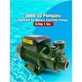 Moonshop Qb-60 Yuksek Performans Yarim Parmak Su Motoru Su Pompasi Dinamo 24 Ay Garantili