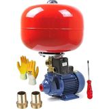 MOONSHOP Qb60 0.50 Hp 24 Lt Tank Santrifüj Otomatik Hidrofor Pompa Paket Hidrofor 2 Kat 2 Daire Rekor Takım