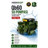 MOONSHOP QB60 Su Pompası 0.5 HP 1 İnç Elektrikli Su Motoru Santrifüj Bahçe ve Su Transfer Pompası 220 DX1010.