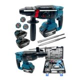 Moonshop Şarjlı 2.6 Kg Kırıcı Delici Çift Akülü 124 Vf 3 Fonksiyon Kırıcı-delici-kırıcı Delici Hilti Matkap