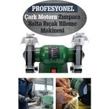 MOONSHOP Turbo-3000 Çark Motoru Zimpara Balta Bıçak Bileme Makinesi Tas Motoru Taslama 150 Mm