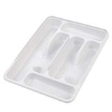 Moonstar Çekmece İçi Kaşıklık 6Gözlü Çatal Bıçak Organızer 40X30CM-KŞ-170 BEYAZ