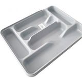 Moonstar Çekmece İçi Kaşıklık 6gözlü Çatal Bıçak Organızer 40x30cm-kş170-gri