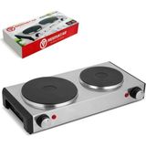 Moonstar Dp-25 Ikili Elektrikli Ocak 2500W Isı Ayarlı Paslanmaz Gövde Pleyt Ocak