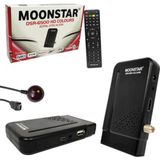 Moonstar DSR 6500 HD Siyah İnci Mini Dijital Uydu Alıcısı