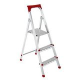 Moonstar Ev Tipi Merdiven Katlanır Şık Merdiven 2+1 Basamak Gri