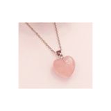 Moonstar Jewelry Kalp Kesim Ametist Taşı Kolye