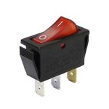 Moonstar Kcd - 104 Kırmızı Işıklı On Off İnce Anahtar