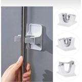 Moontime Alaçatı 2 Adet Paspas Süpürge Fırça ve Mop Askısı Sap Tutucu Mutfak Banyo Askı