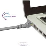 Moontime Alaçatı 30 Metre Cat6 Network-Ağ-Ethernet Kablosu Gri