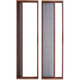 Moontime Alaçatı 90 x 210CM Arası Plise Sineklik Pencere Sineklik Pileli Sürgülü Sineklik - 90 x 210 cm
