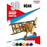 Moontime Alaçatı Ahşap 3D Maket (Akrilik Boya Hediyelidir)