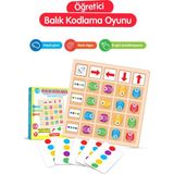 Moontime Alaçatı Balık Kodlama Tahtası 40 Parça Mantık Oyunu Montessori Zeka Stem Eğitici Oyuncak Çocuk Gelişim 3 Yaş