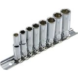 Moontime Alaçatı C04-RH08 1/4'' Derin Lokma Anahtar Takımı 8 Parça