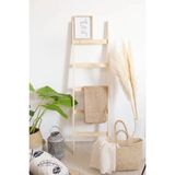Moontime Alaçatı Dekoratif Masif Ahşap Merdiven Dekoratif Merdiven Raf 130CMX40CM( Kurulu Ürün )