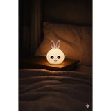 Moontime Alaçatı Dokunmatik Rgb Renk Değiştiren Tavşan Gece Lambası 14CM Başucu Masa LED 5V 1W Silikon - 001-Renkli