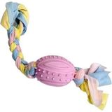 Moontime Alaçatı Eurodog Puppy Toys Pembe Rugby Topu Diş Kaşıma Oy.
