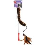 Moontime Alaçatı Feather Teaser Kuyruklu Doğal Tüylü Kedi Oltası 53 cm