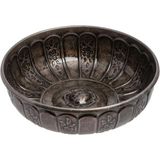 Moontime Alaçatı Hamam Tası Osmanlı Motifli Metal Banyo Tası