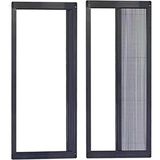 Moontime Alaçatı Istenilen Ölçüde Akordiyon Pileli Plise Kapı Sineklik Antrasit 90X210 Cm.