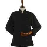 Moontime Alaçatı Kadın Siyah Chef Aşçı Ceket