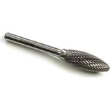 Moontime Alaçatı Kalıpçı Freze Matkap Ucu Ahşap Oyma H Tipi Alev H16X36X06 mm
