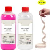 Moontime Alaçatı Kandil Yağı, 2'li Set, Şeffaf Pembe , 800 ml + 50CM Fitil