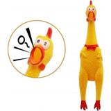 Moontime Alaçatı Köpek Kedi Için Öten Sesli Horoz Tavuk Oyuncağı 38 cm