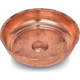 Moontime Alaçatı Kurnacı Bakır Hamam Tası 20CM Bakır Renk