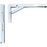 Moontime Alaçatı Mandallı Katlanır Masa Ayağı Dereceli 1 Çift Beyaz 40CM Dereceli