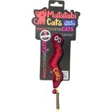 Moontime Alaçatı Matatabi Cats Wormy Sesli ve Doğal Matatabili Peluş Kedi Oyuncağı 17 cm (Kedi Otu/nanesi Içermez)