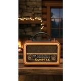 Moontime Alaçatı Nostalji Classic Fm Retro Vintage Bluetooth Aux Radyo Hoparlör Müzik Çalar Antika Radyo Büyük Boy H