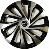 Moontime Alaçatı Opel Corsa Uyumlu 14 Inç Piano Black Jant Kapağı 4 Adet Çelik Görünüm