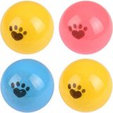 Moontime Alaçatı Pinpon Topu Kedi Oyuncak 4lü 4cm