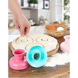 Moontime Alaçatı Pratik Donut Hamur Kesici ve Şekillendirici Kalıp Aparatı | Çörek Pişi Kek Donut Kalıbı - 1 Adet