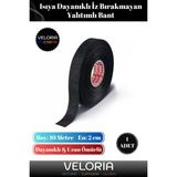 Moontime Alaçatı Premium Isıya Dayanıklı Aşınma Direnci Kalıntı Bırakmayan Alev Geciktirici 10M Yalıtım Bant 1 Adet