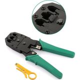 Moontime Alaçatı Rj 45 Pensesi RJ45 RJ11 RJ12 Universal Sıkma Pensesi 3lü Konnektör Pense Internet Kablo Soyucu Crimp